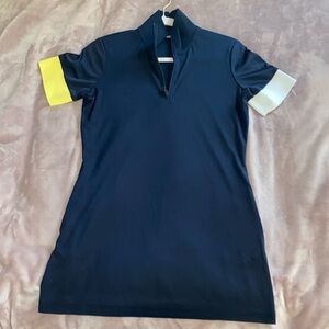 J.Lindeberg Navy Blue Golf/Tennis Athletic Mini Dress